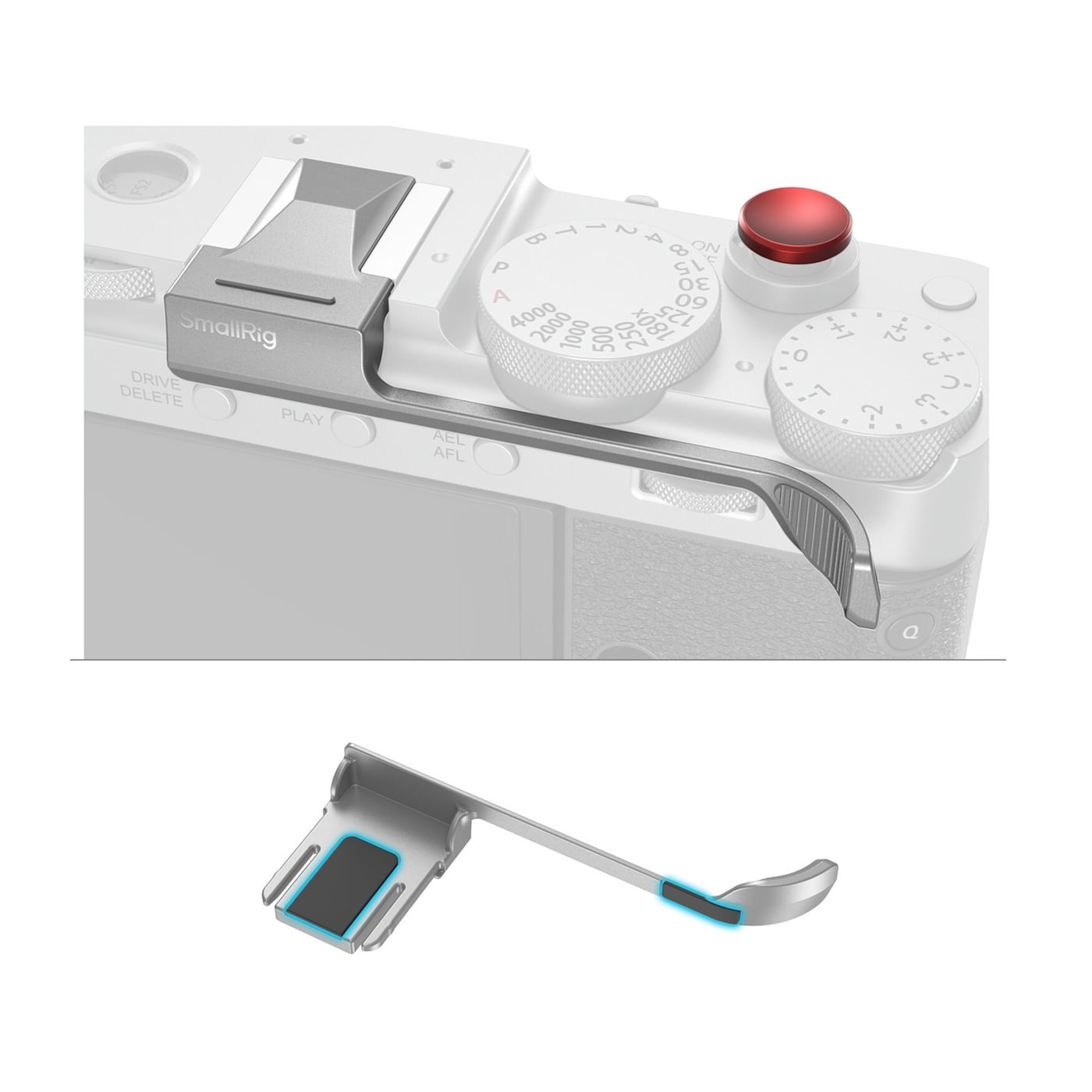 Smallrig 5451 Thumb Grip pentru FujiFilm X-E5 Gri-F64.ro - F64.ro